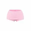 Estilo Desejo Puro Roupa Sexy de Garota Quente Primavera Armazém Camiseta de Manga Longa com Gola Redonda e Botões Shorts de Cintura Baixa que Moldam o Quadril Calças para Mulheres
