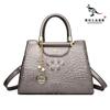 Bolsa Tote Feminina de Couro Crocodilo de Alta Qualidade Personalizada para Mães de Meia-Idade Nova Moda 2025 Bolsa de Ombro