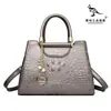Bolsas Femininas Novo Estilo Estilo Transfronteiriço Elegante Retrô Uma Alça Moda Padrão Crocodilo Casual Versátil Bolsa Transversal