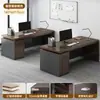 Combinación de Escritorio y Silla para Personal Estación de Trabajo Simple Moderna Individual y Doble Escritorio de Oficina para Jefe Escritorio Financiero para Computadora