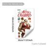 Corona Caja de Regalo de Navidad Vieja Pegatinas Decorativas Inglesas para Ventana Dormitorio Sala de Estar Pared de Fondo de Ventana Decoración del Hogar Pegatinas de Pared Autoadhesivas