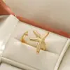 Anillo Ajustable Cruzado Europeo y Americano Estrella de Mar con Abridor de Conchas Set de Anillos Personalizado Vacaciones Oceánicas Anillo para Damas