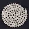 Pulsera de Semillas de Bodhi Estrella y Luna Ecológicas Originales de Hainan, Collar de 108 Cuentas, Alta Densidad, Blanco Liso, Pulsera de Cuentas Budistas del Primer Mes para Mujeres