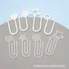 Clips para Papel Lindos Transfronterizos Estudiante Notas de Libro Portatarjetas de Archivo Clips de Papel Creativos DIY Clips de Papel Acrílicos
