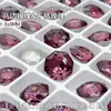 Joyería para Uñas Millennial de 8 mm con Forma Octagonal Corte Rosa Diamante Explosivo de Alta Calidad con Base Puntiaguda Diamante para Uñas con Forma Especial Accesorios para Uñas Desgastables