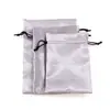 Bolsas de cordón para joyería listas para enviar del fabricante para almacenamiento y organización, Bolsas de terciopelo a prueba de polvo para auriculares, unidades USB y cables de carga