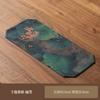 Tapete de té con burbujas secas, tapete de té impermeable de estilo zen chino, juego de té Kung Fu, accesorios para camino de mesa, tapete aislante térmico para mesa de té, accesorios