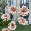 Valle de Huaxi 2026 Nueva Colección: Arreglos en tonos marrones, Serie de 2.5 Yuan, Venta al por mayor de flores artificiales para lugares de boda