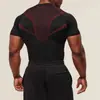 Nueva Camiseta Deportiva de Manga Corta Venom para Fitness, Running y Entrenamiento, Elástica de Moda Estampada con Cuello Redondo para Hombre, Verano, Secado Rápido