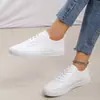 Tenis Blancos para Mujer, Estilo Coreano, Transpirables, Tenis Casuales de Suela Plana, Zapatos Sencillos y Modernos para Estudiantes para Hombres y Mujeres, Tallas 35-43