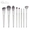 Nuevo Producto Nongying 8 Brochas de Maquillaje Pelo Animal Pincel para Sombras de Ojos Set de Brochas de Maquillaje para Principiantes Cubo de Almacenamiento de Belleza