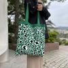 2021 Nuevo ins bolsa de lana bolsa retro bolsa tejida leopardo bolsa tejida elegante Bolso de Hombro bolsa tote moda