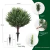 Amazon Transfronteiriço Planta Verde Simulação Cipreste do Chão Eucalipto Simulado Bonsai Buxinho Planta Lavanda Árvore Falsa
