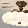 Lámpara de Burbuja de Nube Estilo Medieval Crema Lámpara de Techo de Corona Dormitorio Cálido Estudio Lámpara para Habitación Infantil Lámpara Casual