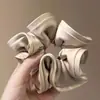 Scrunchie com vibe feminina, elástico de cabelo coreano fofo, acessório de cabelo estilo preguiçoso oversized, faixa de cabelo para coque