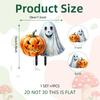 Una Variedad de Productos Nuevos, Creativos Insertos Decorativos de Plástico PVC de Calabaza con Calavera de Halloween para Patio Jardín, Insertos para Suelo, Caminos Decorativos