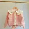 Suéter para niña Cardigan abrigo Primavera y Otoño nuevo suéter infantil lindo estilo western infantil Cardigan infantil