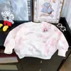 2026 Nova Roupa Infantil Estilo Coreano para Crianças Maiores, Moletom Estiloso de Outono, Blusa Fofa de Manga Longa com Estampa de Letras para Primavera e Outono para Crianças