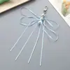 Nuevo Colgante Creativo de Cadena Colgante con Lazo de Perlas para Bolso, Funda de Teléfono, Llavero, Adorno, Exquisito Accesorio de Regalo Pequeño