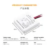 Interruptor Táctil de Espejo Dc12V24V5A Luz Led Monocolor Ajuste de Temperatura de Tres Colores Adecuado para Espejo de Tocador de Baño