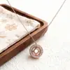 Moda Precio Especial Nuevo Estilo Geométrico Versátil Alta Calidad Conservación del Color Cadena para Clavícula Collar de Acero Inoxidable para Mujer Diseño Cielo Estrellado