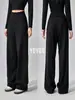 Pantalones de Yoga Anchos para Mujer con Bolsillos, Cintura Alta, Cubren las Caderas, Adelgazantes, Alta Elasticidad, Pierna Recta, Pantalones Largos para Correr, Deportes, Uso Diario
