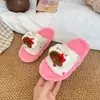 Pantuflas de algodón ligeras y de suela suave para niñas, nueva colección otoño/invierno 2026, diseño dulce y lindo de Hello Kitty, pantuflas mullidas para interior