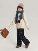 Suéter Infantil Pudding Haru 2025 Invierno Nuevo Estilo Suéter Bordado de Oso de Dibujos Animados para Niños Suéter Suave y Cómodo