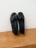 Nuevos zapatos de mujer estilo francés de piel suave para primavera/otoño 2026, piel suave, mocasines cómodos de tacón bajo y suela plana que no cansan los pies