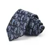 Gravata Masculina para Negócios, Banquete, Uso Casual, Gravata de Luxo, Estampa Jacquard de Seda Poliéster, Logo Bordado, Atacado Personalizado