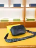 Bolso cruzado para cámara para hombre Fen Di, Bolso para hombre de ultra fibra con caja de regalo, Comercio exterior, Moderno, Sencillo, Versátil, Estilo europeo y americano
