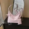 Bolsa Grande Capacidade Feminina 2026 Nova Verão Popular Moda Toque de Luxo Leve Bolsa de Ombro Único Bolsa Transversal para o Dia a Dia