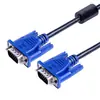 Linha vga 3+5 conexão de computador para monitor tela de TV linha de sinal de dados linha de vídeo vga de 15 pinos