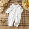 Mameluco para Bebé Algodón Puro Categoría a Ropa para Primavera y Otoño para Recién Nacidos Ropa de Gateo de Manga Larga para Bebé Niño y Niña Ropa para el Hogar Pijamas