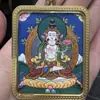 Gran Venta Tíbet Nepalero Puro Pintado a Mano Thangka Ocho Guardianes del Zodíaco Núcleo de Tarjeta 4*5