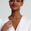 Nuevo Collar Transfronterizo de Perlas de Imitación 2026, Clásico, Moderno, Retro, Estilo Femenino, Juego de Tres Piezas Apilable