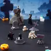 Festival de Micro-Paisagens Enfeites Crânio Múmia Ressurreição Festival Fantasma Árvore de Terror Figura Caixa Surpresa Decoração