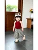 Conjunto de camisola de verano para niñas, nuevo y elegante chaleco fino y transpirable para bebés, pantalones casuales versátiles anti-mosquitos para bebés
