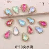 Hebilla de Cristal con Strass de Gota de Agua con Cadena de Garras Únicas para Decoración de Ropa Cosida a Mano DIY
