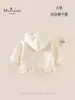 Nova roupa infantil e para bebês de outono, Classe A, amigável à pele, respirável, macia, versátil, jaqueta com capuz confortável de desenho animado para bebês meninas