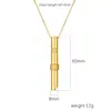Collar con colgante de acero inoxidable transfronterizo Cadena para suéter de moda europea y americana para mujer 18K Tendencia Joyería Joker al por mayor