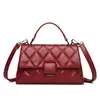 Bolsa Bolsa Feminina Nova 2024 Moda Bolsa Transversal Bolsa de Ombro Feminina Bolsa de Mão Atmosférica para Meia-idade Feminina Cabelo de Uma Peça Feminino