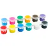6 colores 12 colores protector solar impermeable pintura acrílica traje para niños arte diy pintura graffiti yeso tira de pigmento conjoined