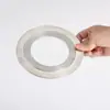 Junta de dente de onda metálica personalizada, junta de vedação de flange composta de grafite de aço inoxidável 304 316, junta de dente de onda