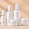 Veta plateada 40ml-120ml Set de Botellas Cosméticas 50g Botella de Crema Producto para el Cuidado de la Piel Botella de Vidrio Botella de Botella de Esencia Loción