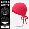 Chapéu Base Layer de Secagem Rápida do Sudeste Asiático, Respirável e Não Abafante para o Verão, Chapéu Turbante com Cordão Elástico Ajustável