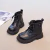 2026 Nuevas Botas Martin Estilo Británico para Bebés Niños, Botines de Suela Suave para Bebés Niñas, Botines Bajos de Superficie de Cuero Suave para Otoño