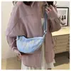 Bolsa de Ombro Versátil Simples Leve Feminina Estilo Japonês Bolsa Bolinho Bolsa de Celular de Nicho Bolsa Transversal Pequena Feminina Bolsa Bolinho