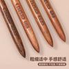 Pluma para pintura de sándalo para arte de uñas delicada de punta plana alta, punta redonda, herramientas de tienda de terapia de luz, pegamento profesional japonés, pincel francés