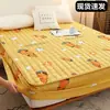 Sábana Bajera Acolchada Hotel Hilton China Protector de Colchón Engrosado Cubierta de Sábana Antideslizante para Cama